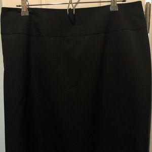 Lane Bryant Black pencil skirt